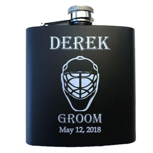 Goalie Mask Flask - SimplyNameIt