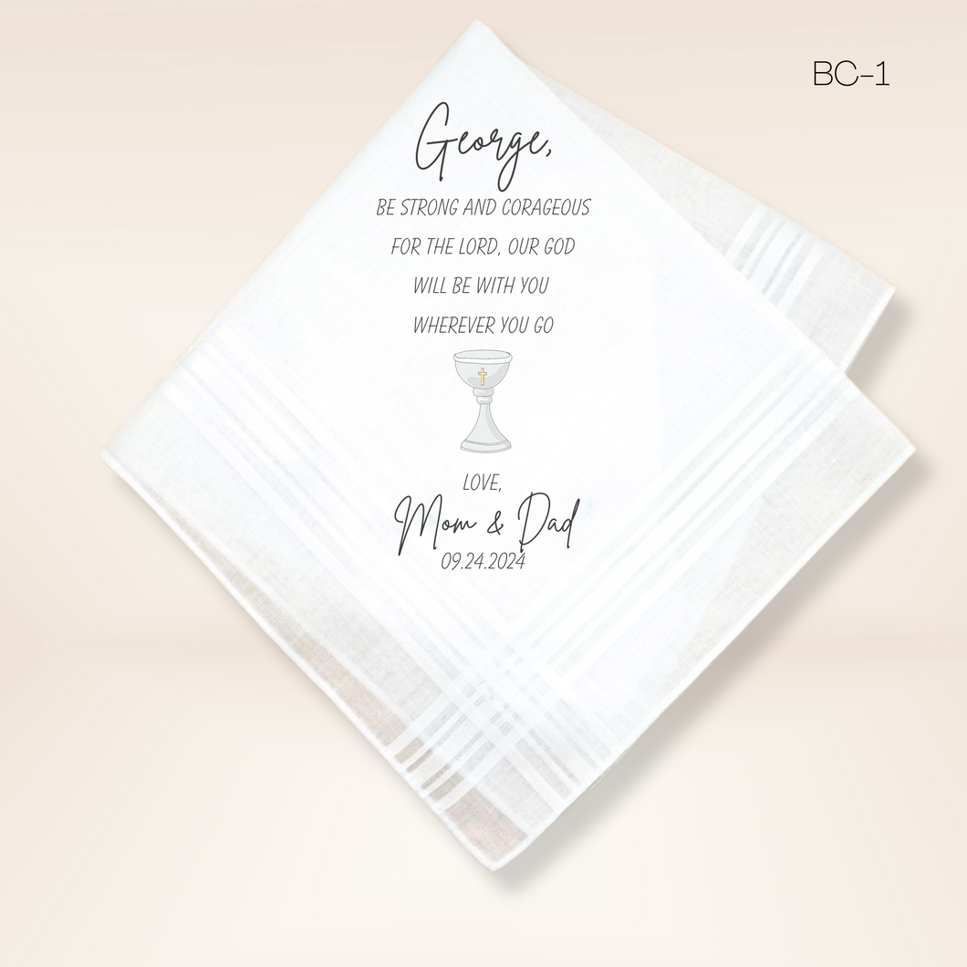 Boys Communion Handkerchief BC-1