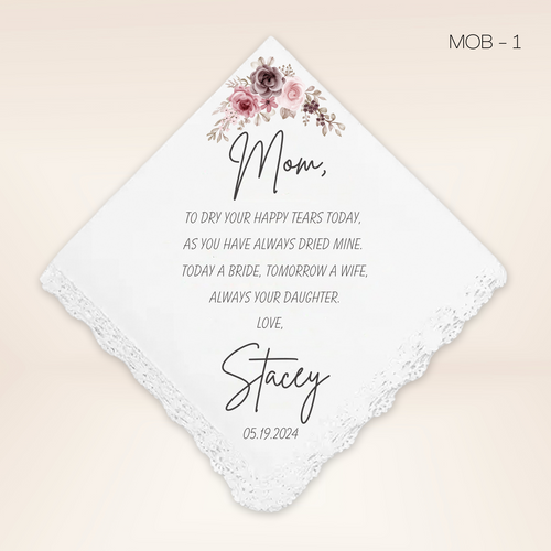 Mother of Bride 1 Handkerchief