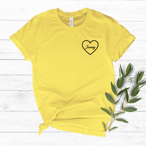 Name in Heart T-Shirt