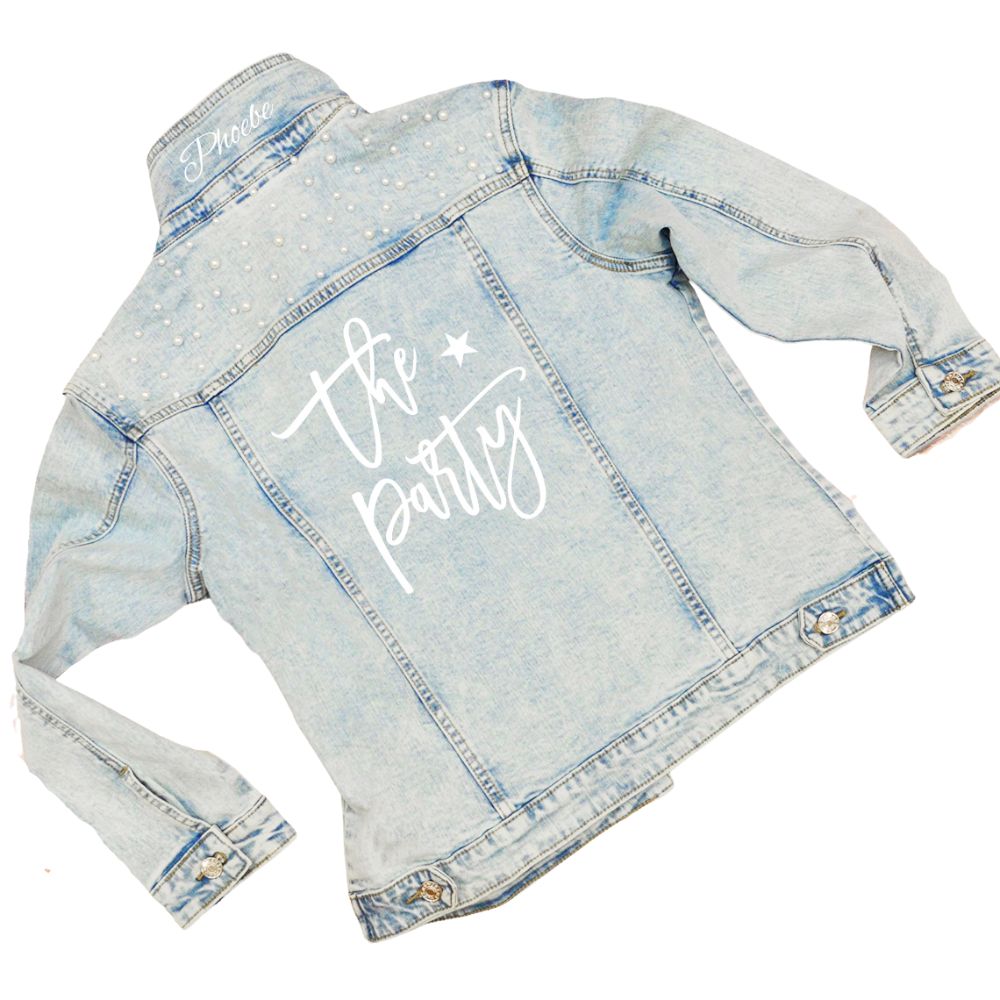 The Party Denim Jacket with Jewellery