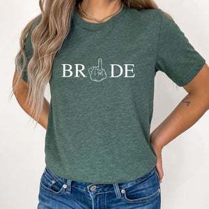 Bride with Finger T-Shirt