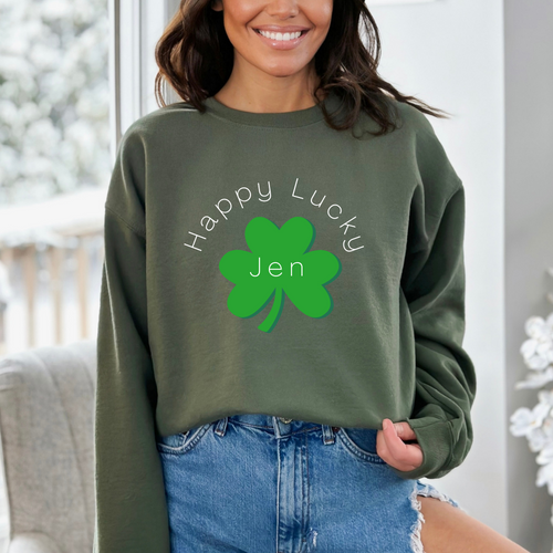 Happy Lucky St Patrick's Day Crewneck