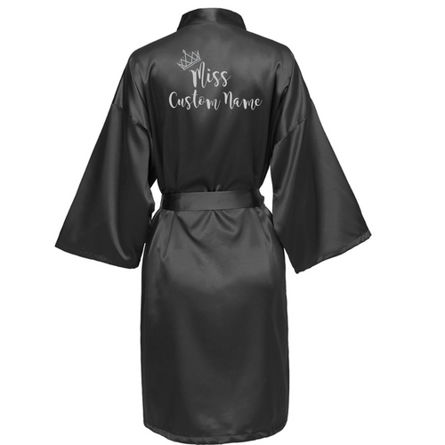 Miss Personalized Pageant Queen Satin Robe