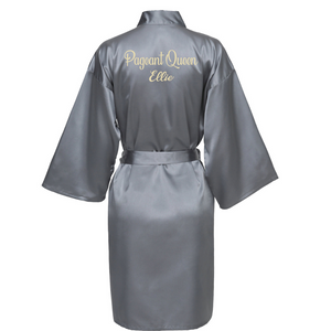 Pageant Queen Satin Robe