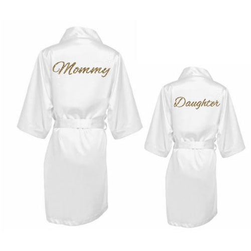 Mommy and Me Satin Robes - SimplyNameIt