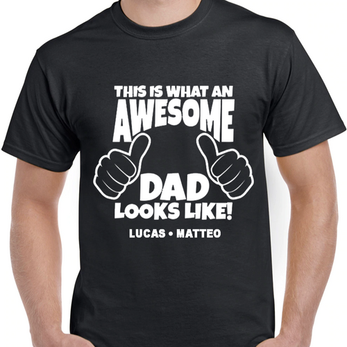 Awesome Dad T-Shirt - SimplyNameIt