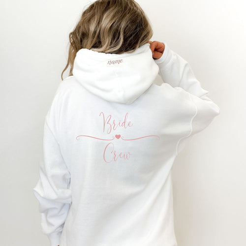 Bride Crew Zip Up Hoodie