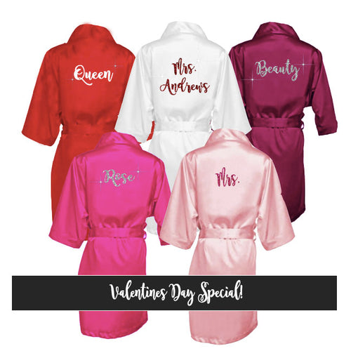 Valentines Day Robe - SimplyNameIt