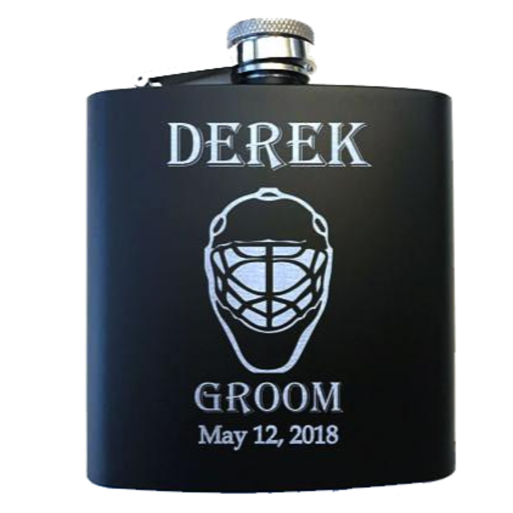 Goalie Mask Flask - SimplyNameIt