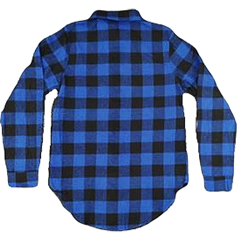 Blue Plaid Button Down Shirts Embroidered - SimplyNameIt