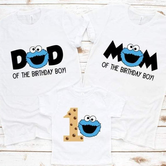 Cookie Monster Family Shirts - SimplyNameIt