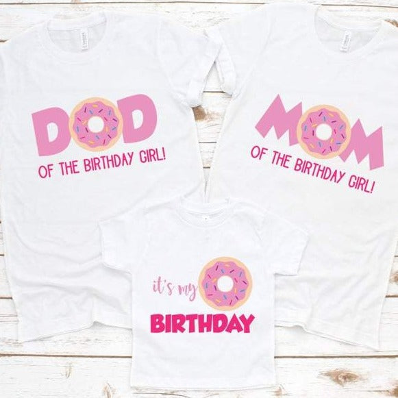 Donut Family Birthday Shirts - SimplyNameIt