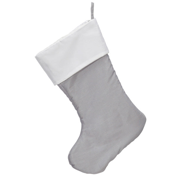 Grey Embroidered Stocking - SimplyNameIt