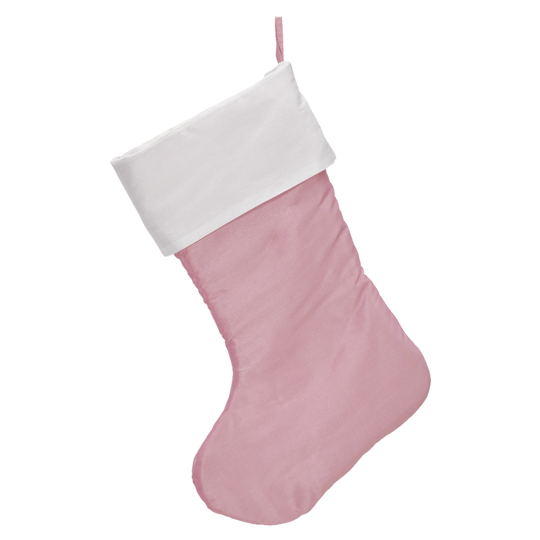 Pink Embroidered Stocking - SimplyNameIt