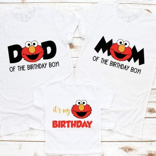 Elmo Family Birthday Shirts - SimplyNameIt