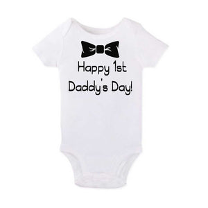 Happy 1st Daddy's Day Onesie - SimplyNameIt