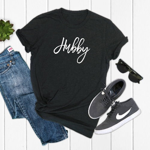 Hubby Crew Neck T-Shirt - SimplyNameIt