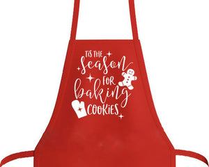On a One cook open sleigh Christmas Apron - SimplyNameIt