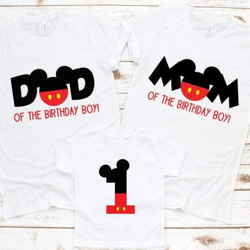 Mickey Mouse Family Birthday Shirts - SimplyNameIt