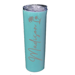 Tumbler with Palm Tree - SimplyNameIt