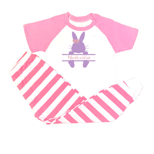 Pink Easter Pajamas