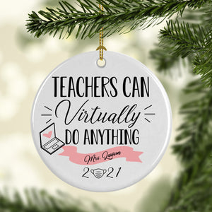 Virtual Teacher Ornament