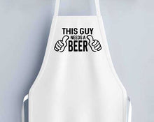 This Guy Needs a Beer Apron - SimplyNameIt