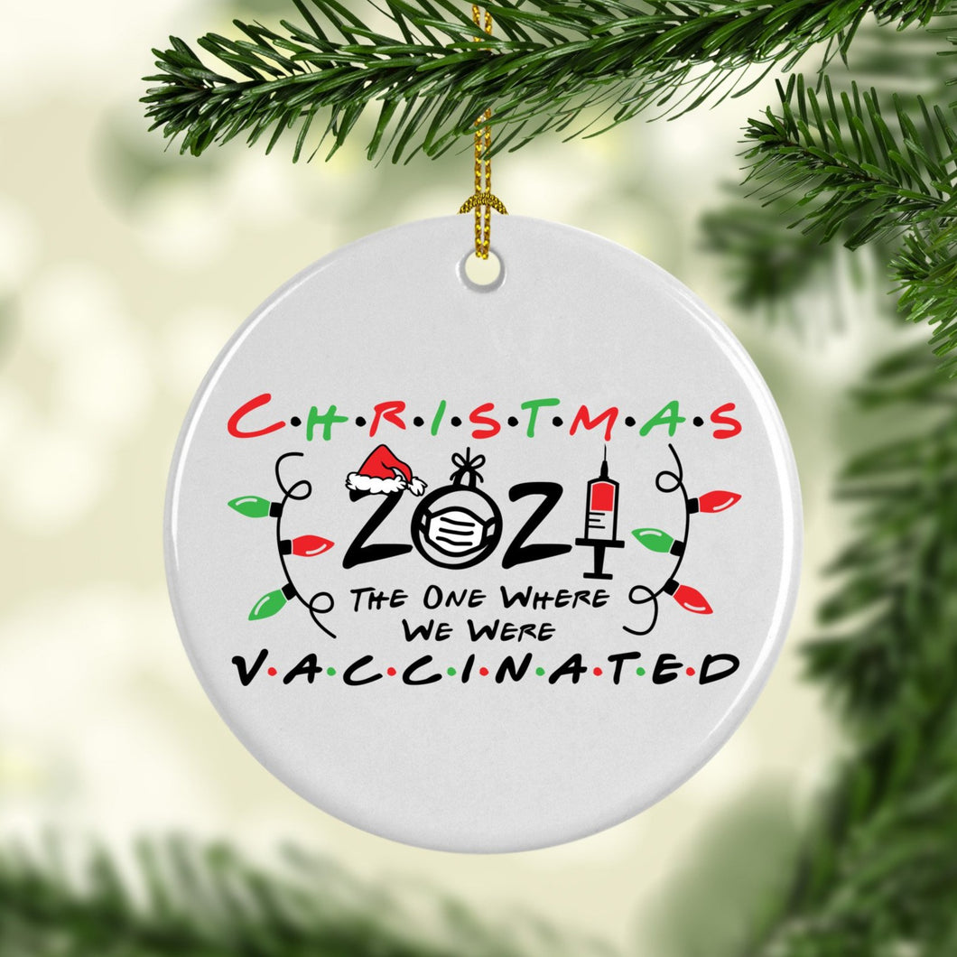 Christmas 2021 Vaccinated Ornament